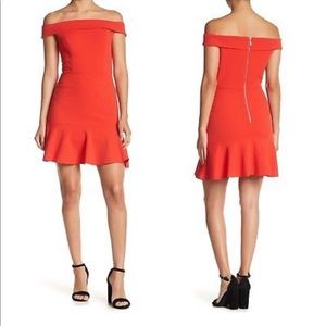 ABS Collection Off Shoulder Strapless Dress